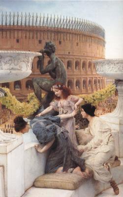 Alma-Tadema, Sir Lawrence The Coliseum (mk23) France oil painting art